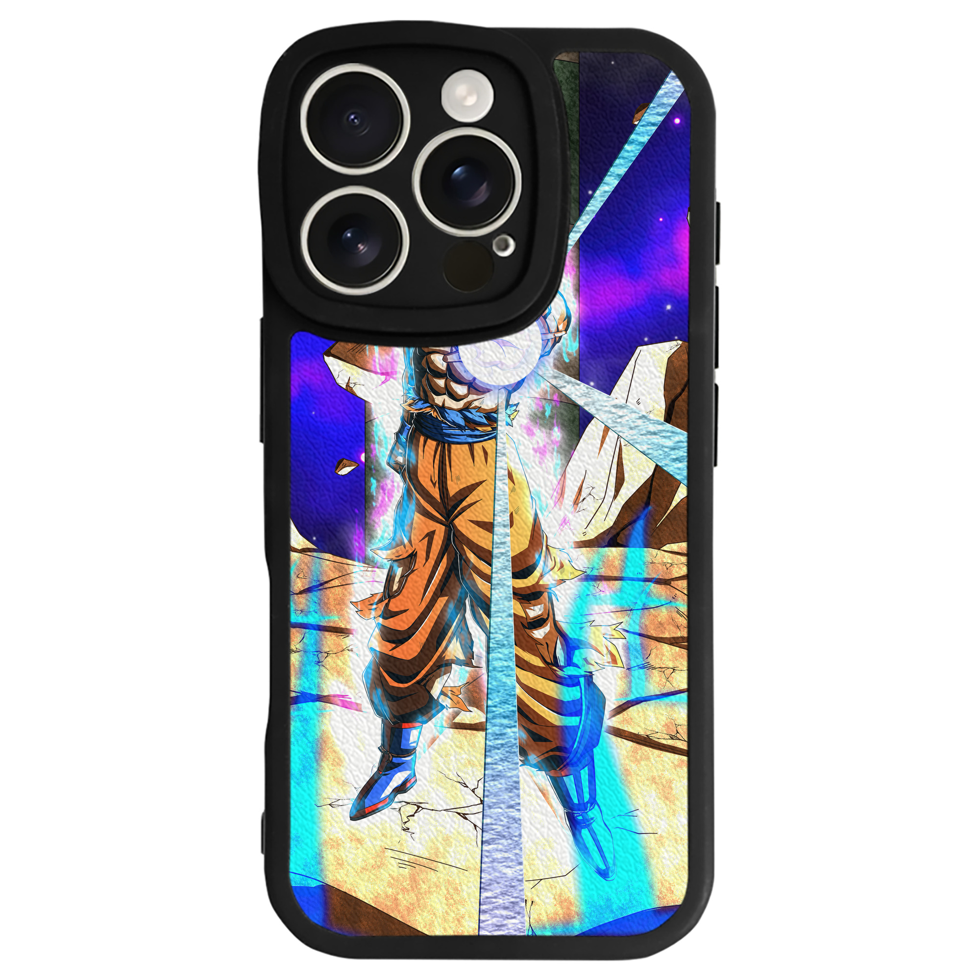 （画像用） ドラゴンボール DRAGON BALL 【iPhone 16シリーズ対応】シリコンスマホケース（レザー調） 材質：シリコン